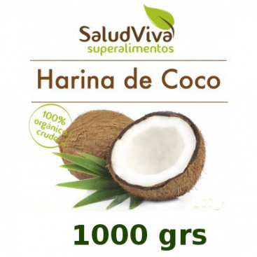 Harina De Coco. 1000 grs Salud Viva
