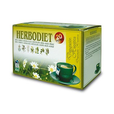 Herbodiet depuración hepática infusión 20 bols. Novadiet