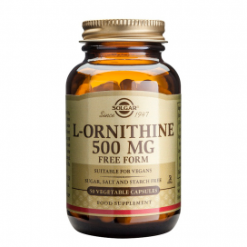 L-ornitina 500 mg. 50 cápsulas, Solgar