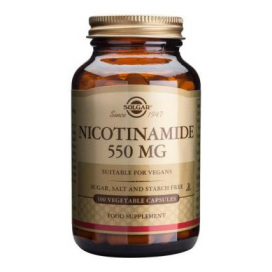 Nicotinamida 550 mg. 100 cápsulas, Solgar