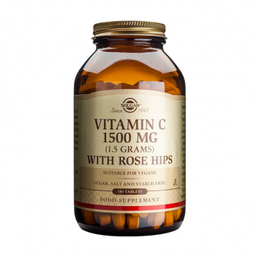 Rose hips C 1500 mg. 180 comprimidos, Solgar