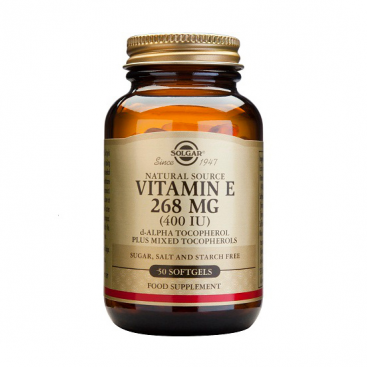 Vitamina E 400 ui (268 mg). 100 cápsulas, Solgar