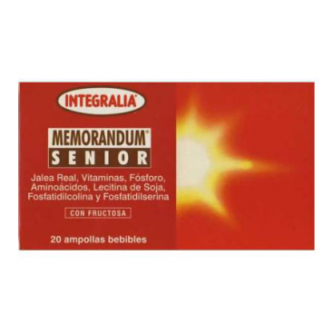 Memorandum senior 20 ampollas Integralia
