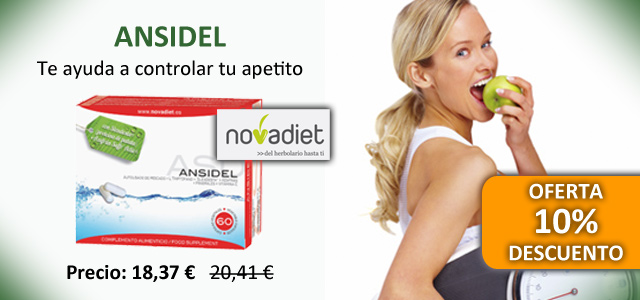 Oferta Ansidel de Novadiet para control del apetito