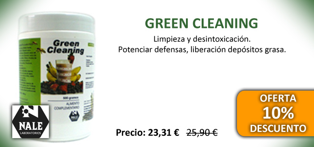 Oferta Green Cleaning de Nale para tratamientos de depuración